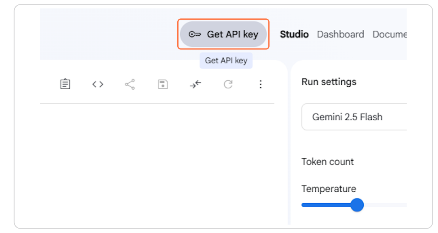 Bild: Gemini API Key Erstellung in AI Studio
